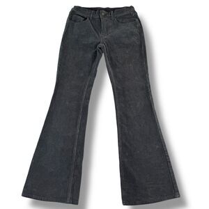 John Galt Grey Corduroy Wide Leg Mid Rise Jeans S Y2K Retro Streetwear Casual